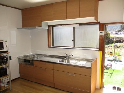 【富士吉田市】LIXILキッチン交換工事
